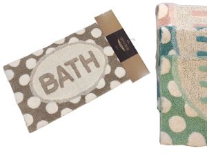 Πατάκι Μπάνιου 100% Βαμβακερό 50x80cm Σε 4 Χρώματα