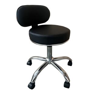 Καρέκλα Εργασίας ArteLibre FIRMEZA Μαύρο/Χρώμιο PU/Μέταλλο 47x47x67/78cm