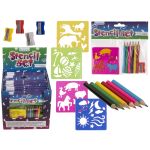 Σετ Στένσιλ 3Τμχ Σε 4 Σχέδια