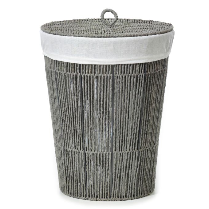 Καλάθι Απλύτων Γκρι Φ37cm