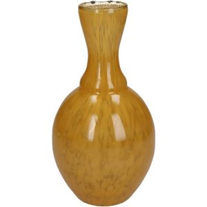 Βάζο ArteLibre Ώχρα Γυαλί 12x12x23cm
