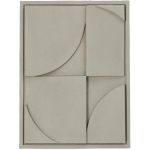 Διακοσμητικό Τοίχου ArteLibre Μπεζ Polyresin 29.5x3.5x39.5cm