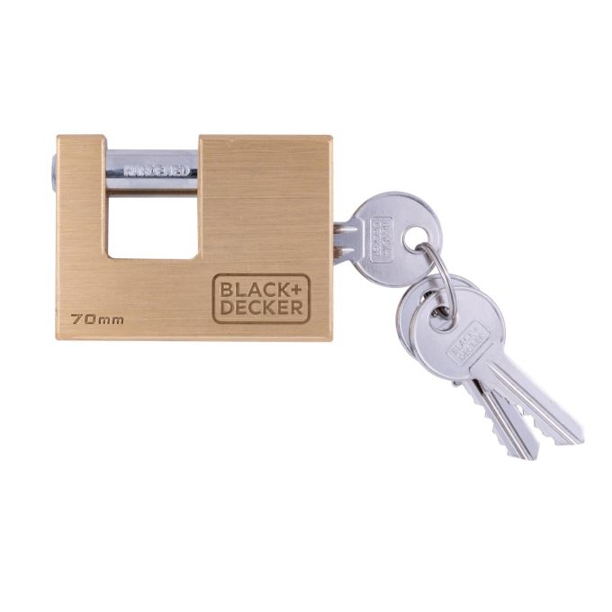 Λουκέτο Μπαγιονέτ 70mm Ορειχάλκινο BLACK+DECKER