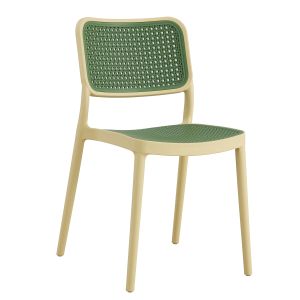 Καρέκλα Κήπου ArteLibre CAYMAN Μπεζ/Λαδί PP 52.5x51x80cm