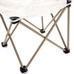 Καρέκλα Πτυσσόμενη ArteLibre GOA Μπεζ Μέταλλο/Ύφασμα 43x43x72cm