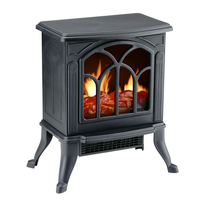 Ηλεκτρικό Τζάκι Επιδαπέδιο 800/1500W Μαύρο ALPINA