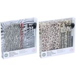 Σετ Πινέλων Μακιγιάζ 5Τμχ & Τσαντάκι Σε 2 Σχέδια