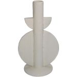 Κηροπήγιο ArteLibre Ιβουάρ Polyresin 13x9x22cm