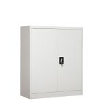 Φοριαμός ArteLibre GONDOLIN Γκρι Ανοιχτό Μέταλλο 90x40x91cm