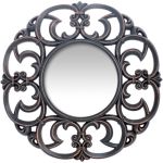 Καθρέπτης Τοίχου ArteLibre Μαύρο Πλαστικό Φ45.7x4.6cm