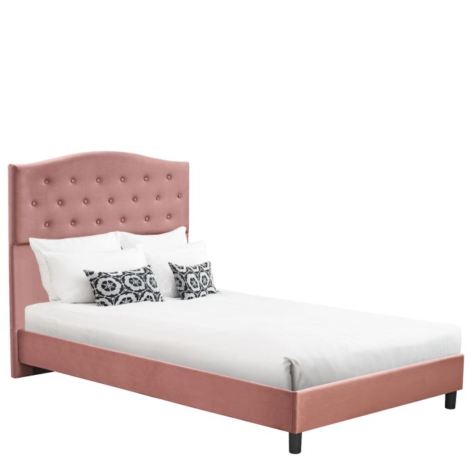 Κρεβάτι Ημίδιπλο ArteLibre JUNIPER Σάπιο Μήλο Ύφασμα Για Στρώμα 120x200cm