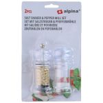 Σετ Μύλος Και Αλατιέρα 2Τμχ ALPINA