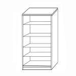 Συρταριέρα ArteLibre STONECROP Φυσικό Μελαμίνη 60x40x97cm