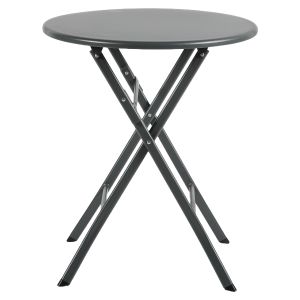 Τραπέζι Κήπου ArteLibre NOVA Μαύρο Μέταλλο Φ60x70cm