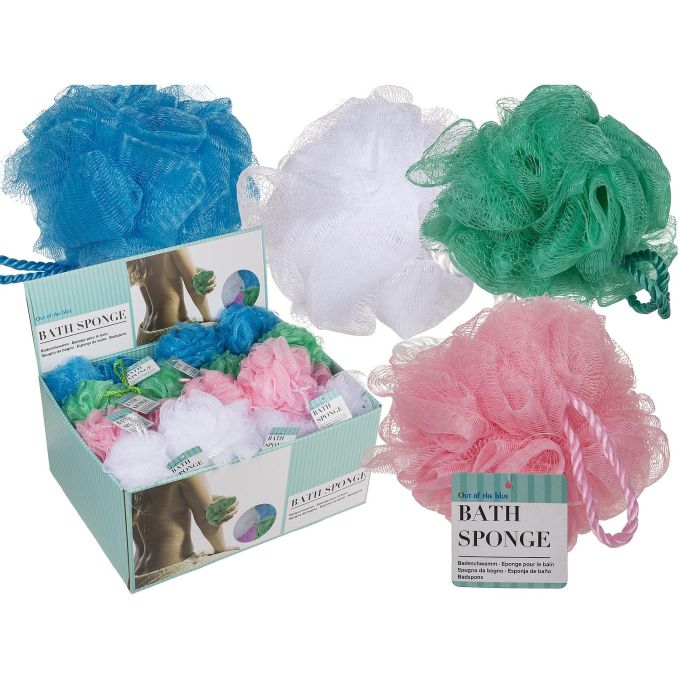 Σφουγγάρι Μπάνιου Nylon 12cm Σε 4 Χρώματα