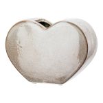 Βάζο 'Heart' Κεραμικό Μπεζ 8.5x20x14cm