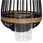 Φανάρι ArteLibre Μαύρο Μπαμπού 29.5x29.5x32cm