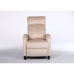 Πολυθρόνα Ανακλινόμενη ArteLibre ATRIA Εκρού Βελούδο 67.5x90x104cm