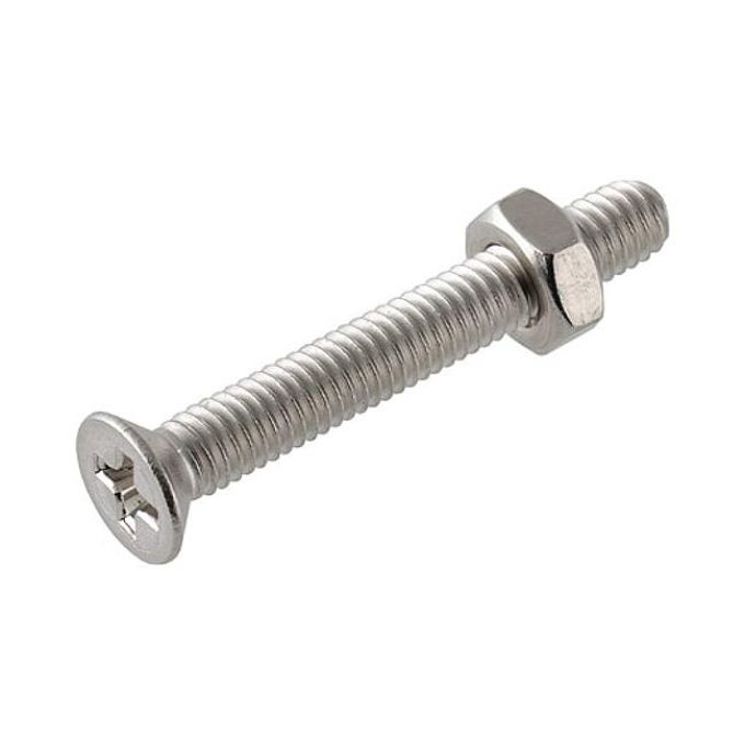 Μηχ/βιδα Φρεζ SL & Περικόχλιο M 5x16 Inox DIN963 10Τμχ