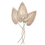 Ανάγλυφο τοίχου φύλλο μεταλλικό Χρυσό 53X4X92Cm 53X4X92Cm