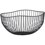 Καλάθι Φρούτων Μέταλλο Φ26x12.5cm Σε 2 Χρώματα ALPINA