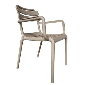 Πολυθρόνα Κήπου ArteLibre HAWAII Cappuccino PP 59x48.5x82.5cm