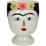 Κασπώ ArteLibre Γυναίκα Με Λουλούδια Πολύχρωμο Δολομίτης 15x14.6x19.3cm