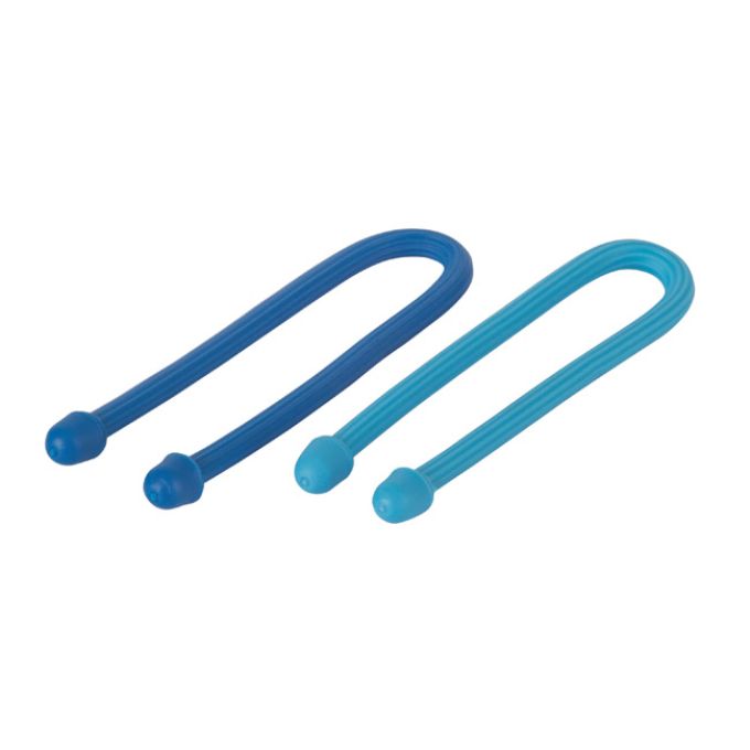 Δεματικά Καλωδ. Ανοιχτό Μπλε/Σκούρο Μπλε 152mm 2Τμχ