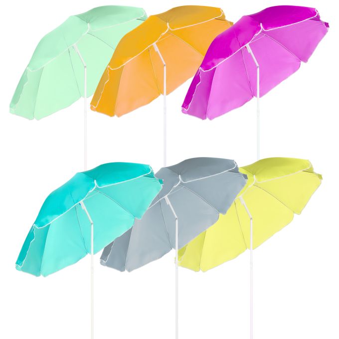 Ομπρέλα Παραλίας Πολύχρωμο 2m Σε 6 Χρώματα