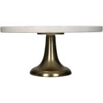 Τουρτιέρα ArteLibre Λευκό Μάρμαρο 29x29x13.5cm