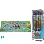 Χαλάκι Παιχνιδιού Πολύχρωμο Πλαστικό 120x80cm 4Τμχ Σε 4 Σχέδια