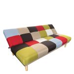 Καναπές Κρεβάτι Τριθέσιος ArteLibre SELKIE Πολύχρωμο Ύφασμα 180x80x75cm
