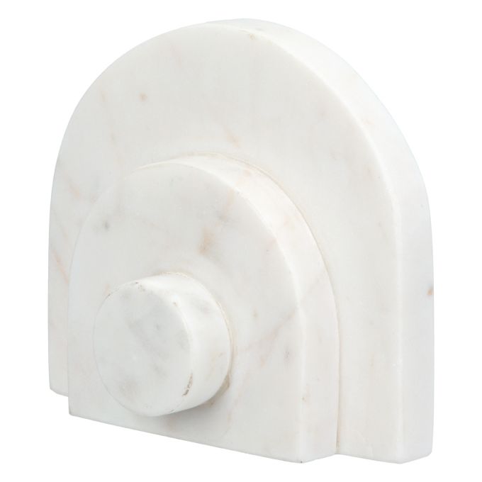 Βιβλιοθήκες Μάρμαρο Μπεζ Λευκό 12X5X11Cm 12X5X11Cm