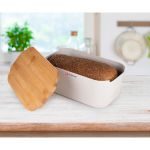 Ψωμιέρα Με Καπάκι Μπαμπού 650gr ALPINA