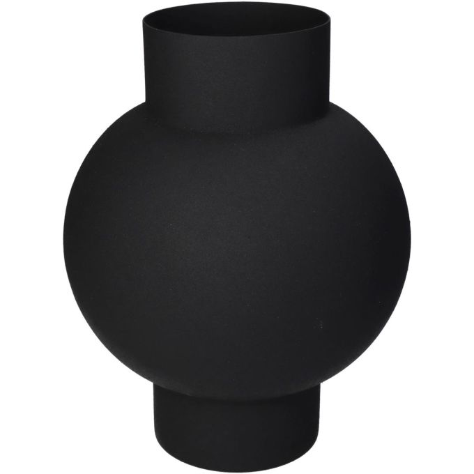 Βάζο ArteLibre Μαύρο Μέταλλο 20x20x27cm