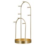 Σταντ κοσμήματος Μεταλλικό Χρυσό Χρώμα 13X13X31Cm 13X13X31Cm