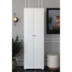 Ντουλάπι ArteLibre ROSELINE Λευκό Μοριοσανίδα 50x30x183cm