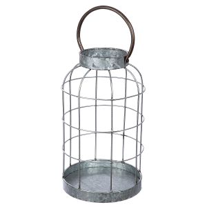 Φανάρι ArteLibre Γκρι Μέταλλο 42cm