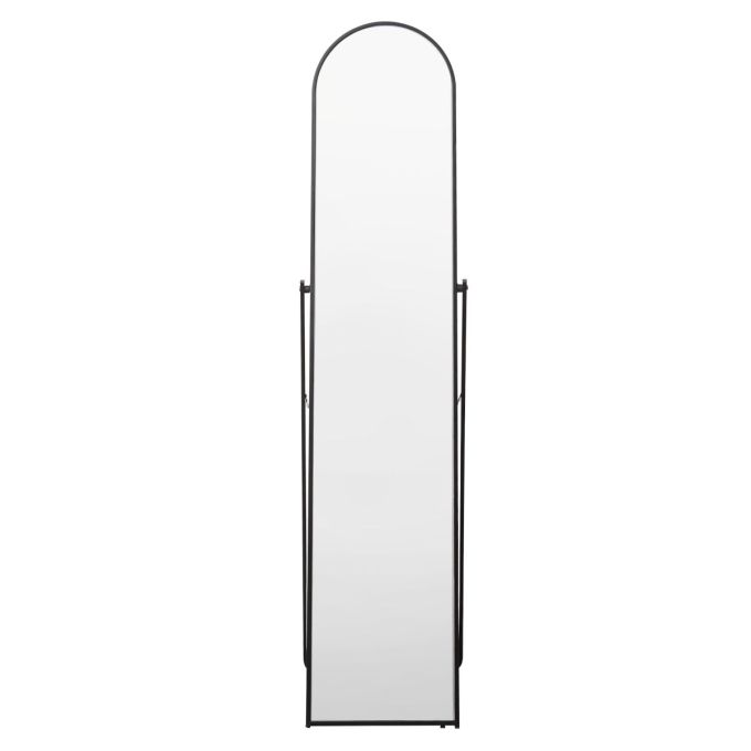 Καθρέπτης ArteLibre Δαπέδου CASERTA Μαύρο Μέταλλο/Γυαλί 38x45x157cm