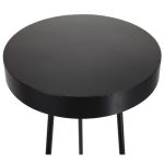 Τραπεζάκι ArteLibre Μαύρο Μέταλλο 42.5x42.5x98cm