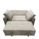 Καναπές Κρεβάτι Διθέσιος ArteLibre AISHA Καφέ Ύφασμα 176x102x91cm