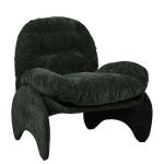 Πολυθρόνα ArteLibre ANANKE Πράσινο Ύφασμα/Μέταλλο/Ξύλο 85x78x84cm