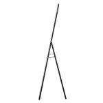 Καθρέπτης ArteLibre Δαπέδου CASERTA Μαύρο Μέταλλο/Γυαλί 38x45x157cm