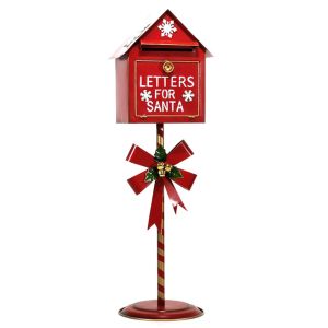 Χριστουγεννιάτικο Γραμματοκιβώτιο Κόκκινο 100cm