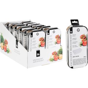 Ταψί Μιας Χρήσης Με Καπάκι Αλουμίνιο 20x11x5cm Σετ 4Τμχ