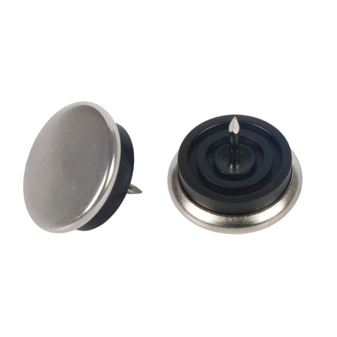 Ποδαράκια Επίπλων Καρφωτά Μεταλλικά Φ30mm 4Τμχ