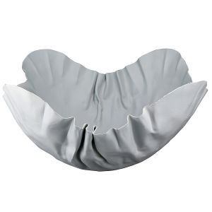 Βάζο ArteLibre Τσαλακωμένο Λευκό Μέταλλο 14cm