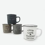 Κούπα 34cl 'Cafe de Tradition' Κεραμικό Σε 4 Χρώματα