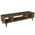 Έπιπλο Τηλεόρασης ArteLibre Samos Σκούρο Καφέ 120x35x40cm