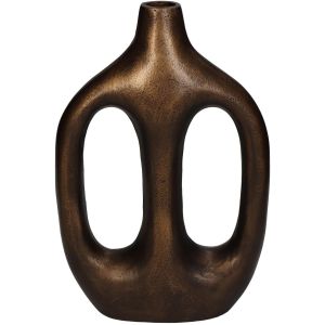 Βάζο ArteLibre Μπρονζέ Αλουμίνιο 19x6.5x30cm